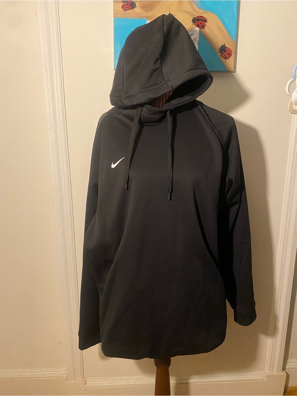 Nike Black Hooded Pullover Sweatshirt